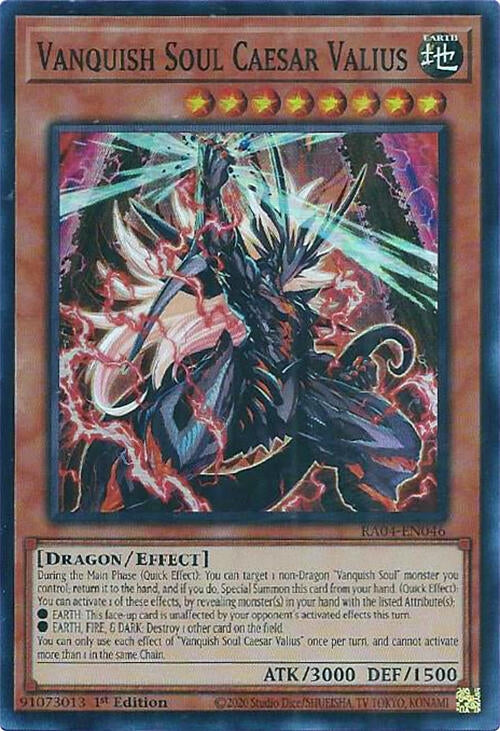 Image for Vanquish Soul Caesar Valius (RA04-EN046) - YuGiOh