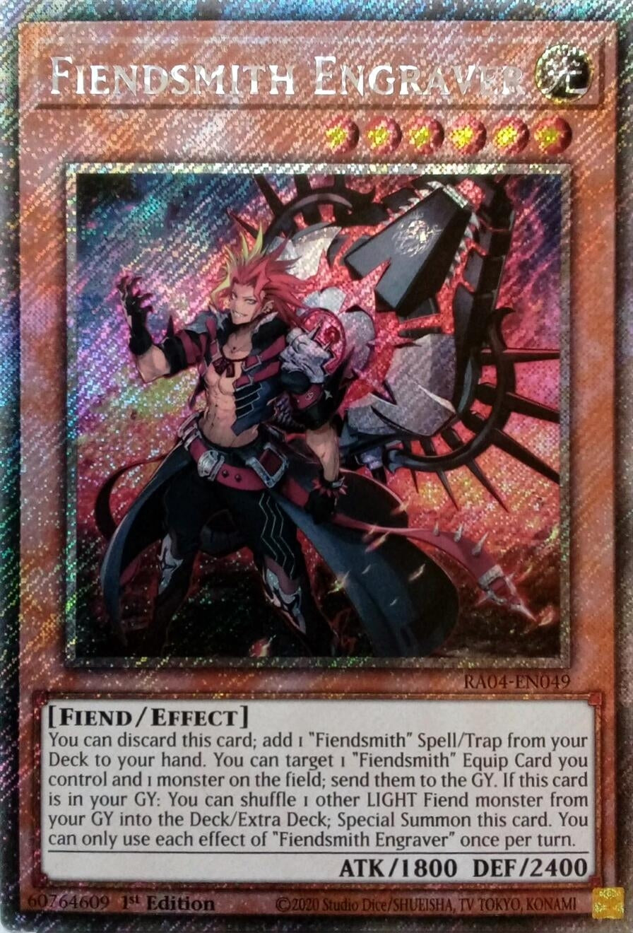 Fiendsmith Engraver (Platinum Secret Rare) (RA04-EN049)