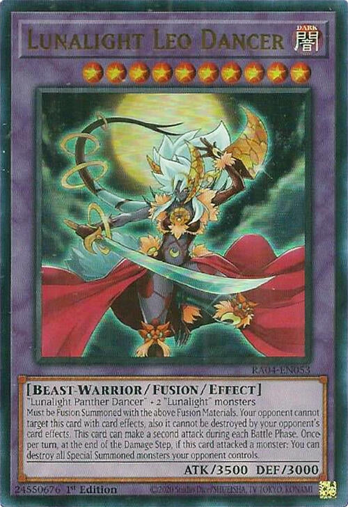 Image for Lunalight Leo Dancer (UR) (RA04-EN053) - YuGiOh