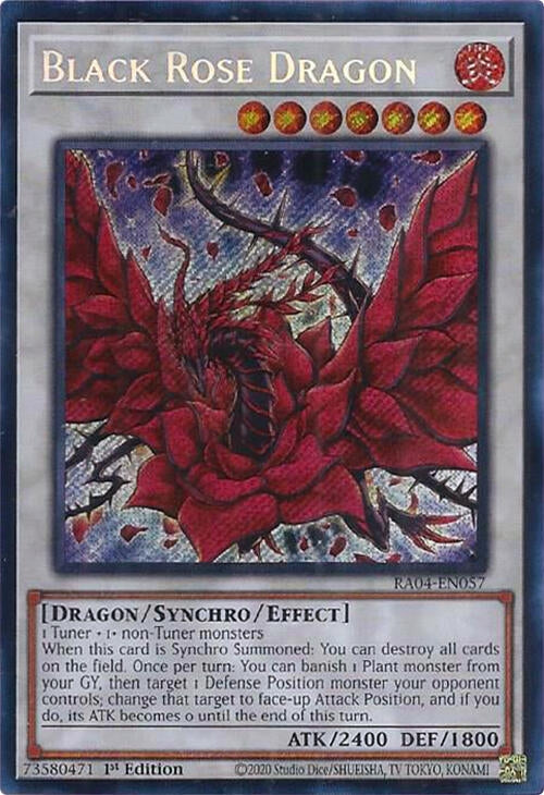 Image for Black Rose Dragon (Secret Rare) (RA04-EN057) - YuGiOh