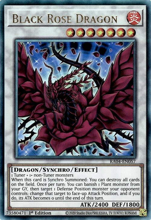 Black Rose Dragon (PUR) (RA04-EN057)