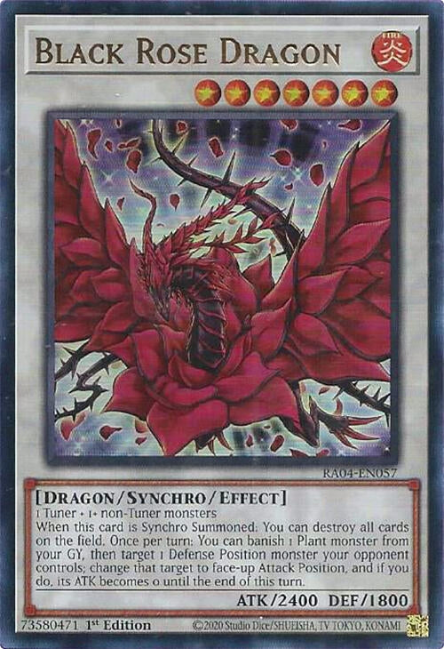 Image for Black Rose Dragon (UR) (RA04-EN057) - YuGiOh