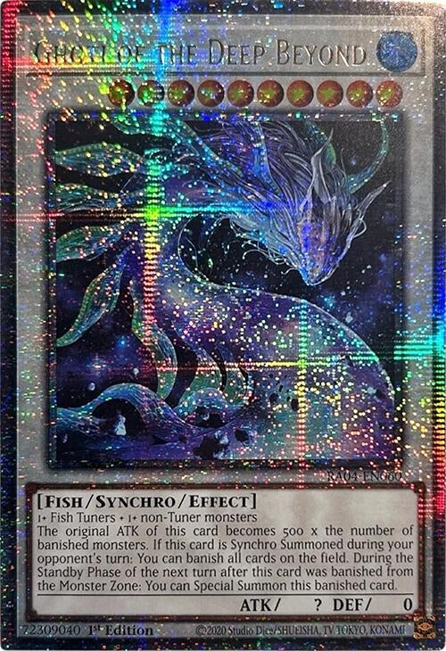 Image for Ghoti of the Deep Beyond (Quarter Century Secret Rare) (RA04-EN060) - YuGiOh