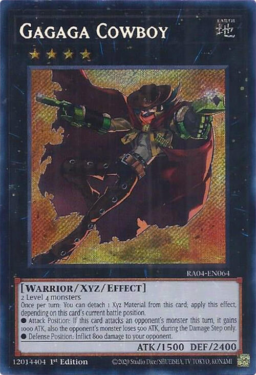 Image for Gagaga Cowboy (Secret Rare) (RA04-EN064) - YuGiOh