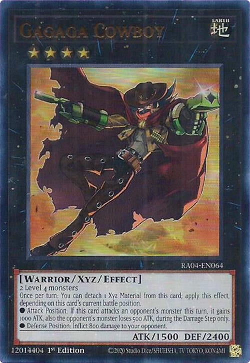 Image for Gagaga Cowboy (UR) (RA04-EN064) - YuGiOh