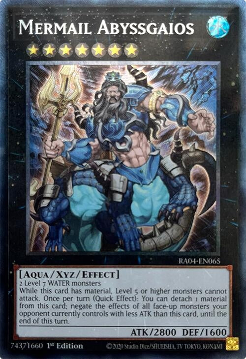 Image for Mermail Abyssgaios (PCR) (RA04-EN065) - YuGiOh