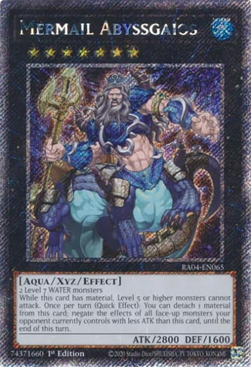 Mermail Abyssgaios (Platinum Secret Rare) (RA04-EN065)