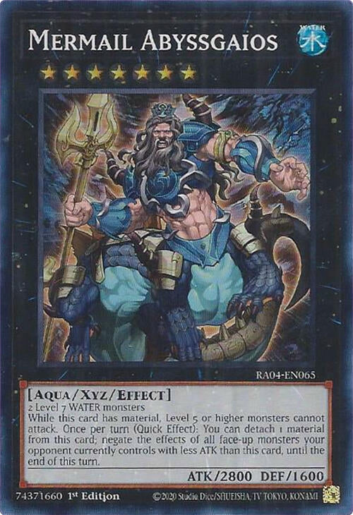 Image for Mermail Abyssgaios (RA04-EN065) - YuGiOh