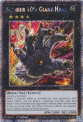 Number 106: Giant Hand (Platinum Secret Rare) (RA04-EN066)