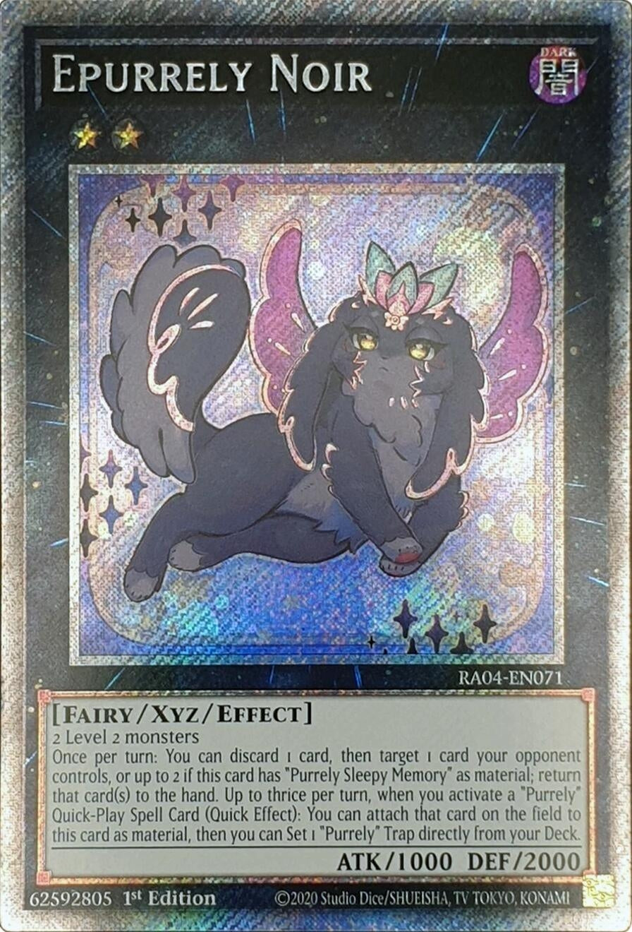 Epurrely Noir (Platinum Secret Rare) (RA04-EN071)