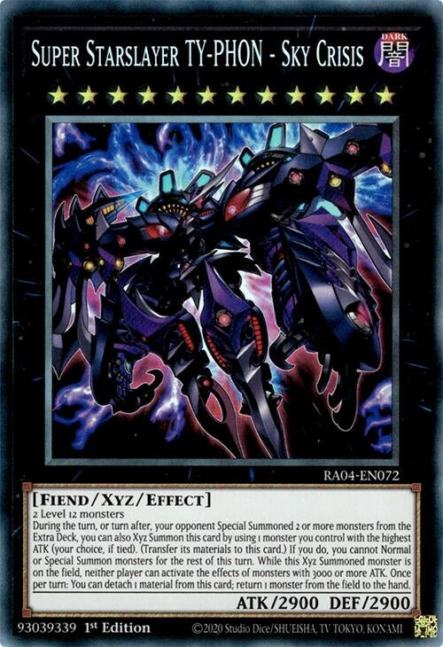 Image for Super Starslayer TY-PHON - Sky Crisis (PCR) (RA04-EN072) - YuGiOh