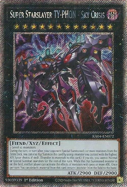 Super Starslayer TY-PHON - Sky Crisis (Platinum Secret Rare) (RA04-EN072)