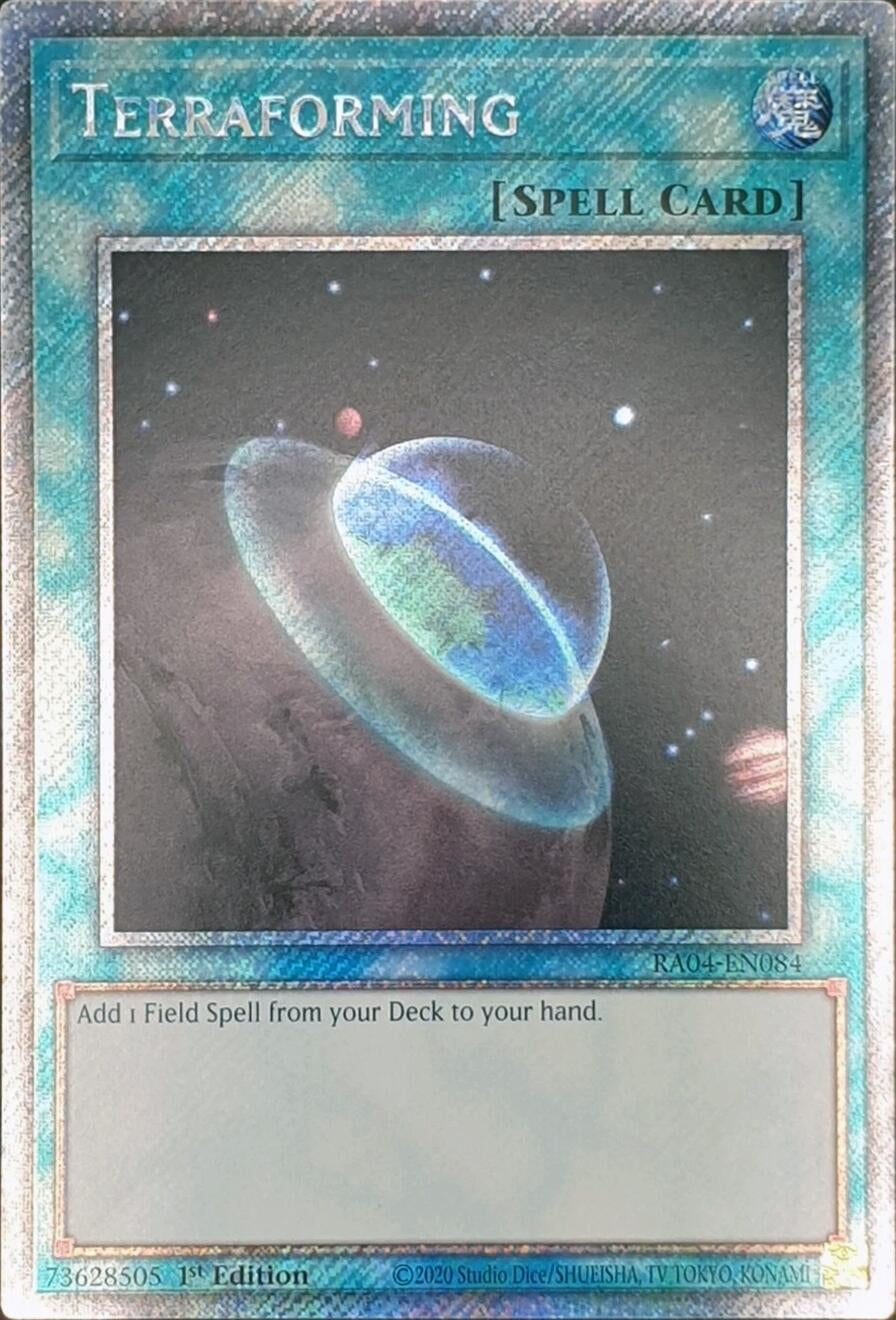 Terraforming (Platinum Secret Rare) (RA04-EN084)