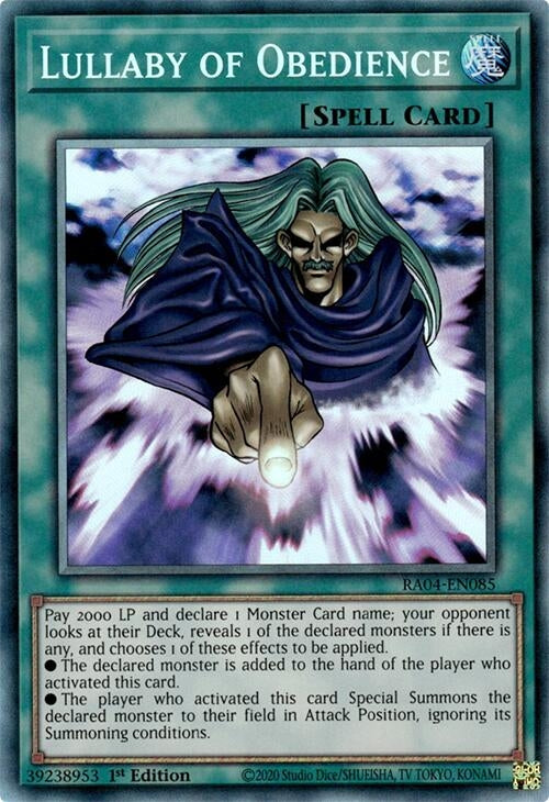 Image for Lullaby of Obedience (PCR) (RA04-EN085) - YuGiOh