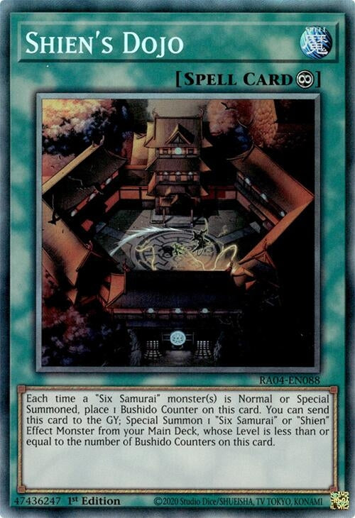 Image for Shien's Dojo (PCR) (RA04-EN088) - YuGiOh