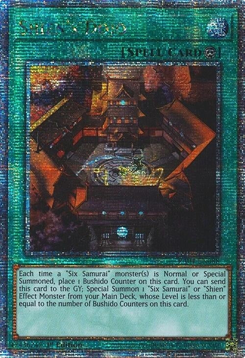Image for Shien's Dojo (Quarter Century Secret Rare) (RA04-EN088) - YuGiOh