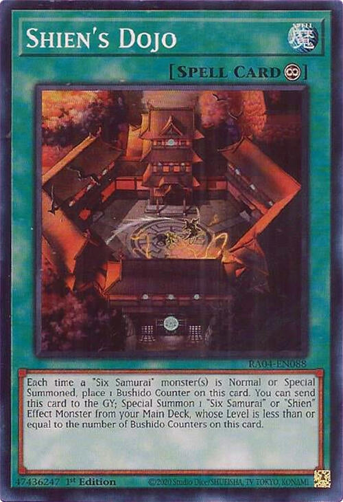 Image for Shien's Dojo (RA04-EN088) - YuGiOh