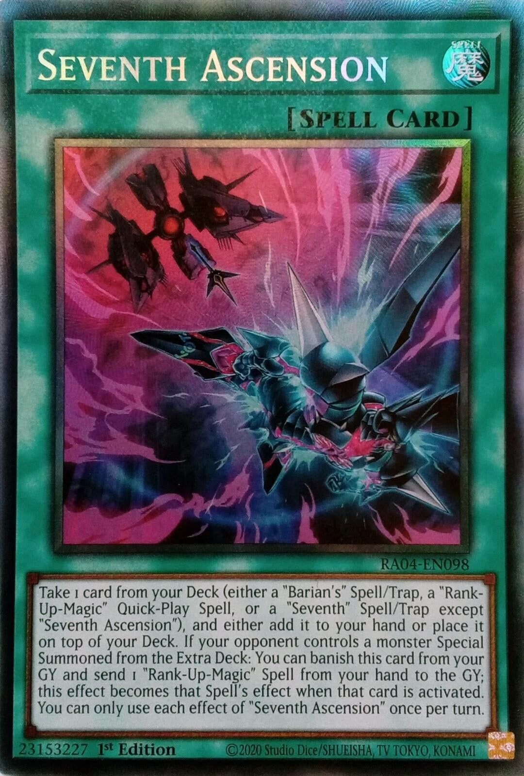 Image for Seventh Ascension (PCR) (RA04-EN098) - YuGiOh