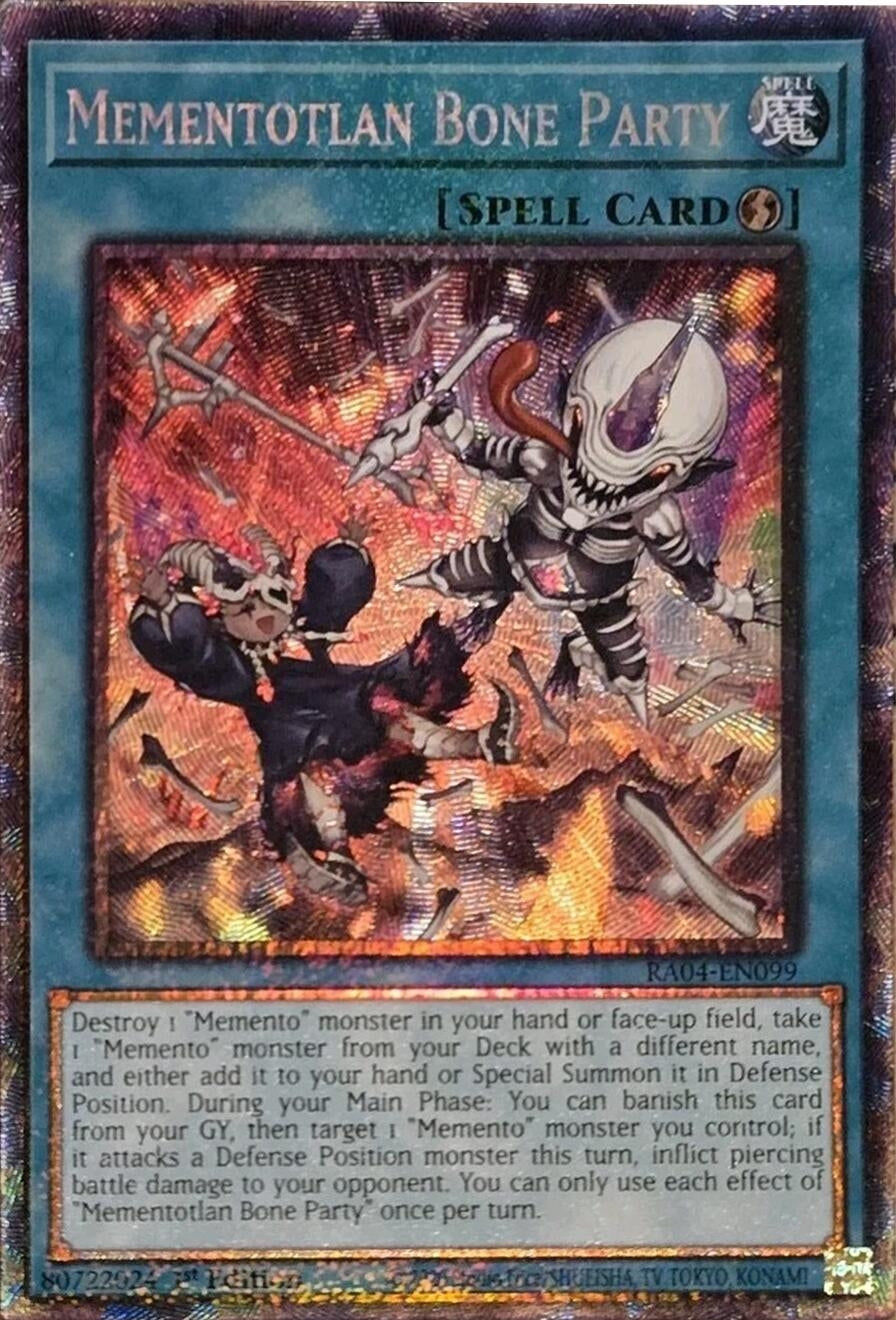Image for Mementotlan Bone Party (PCR) (RA04-EN099) - YuGiOh