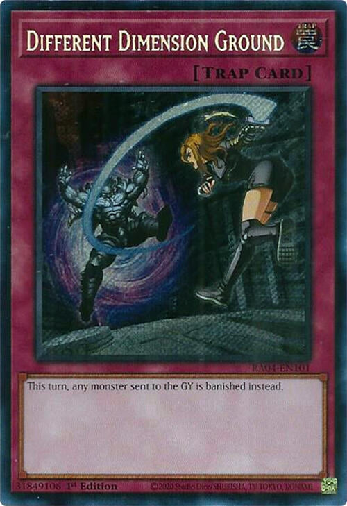 Image for Different Dimension Ground (Secret Rare) (RA04-EN101) - YuGiOh