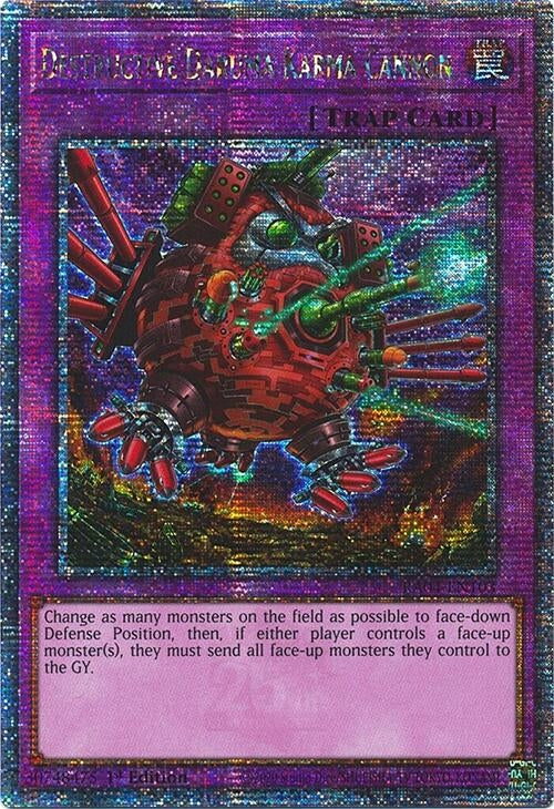 Image for Destructive Daruma Karma Cannon (Quarter Century Secret Rare) (RA04-EN103) - YuGiOh