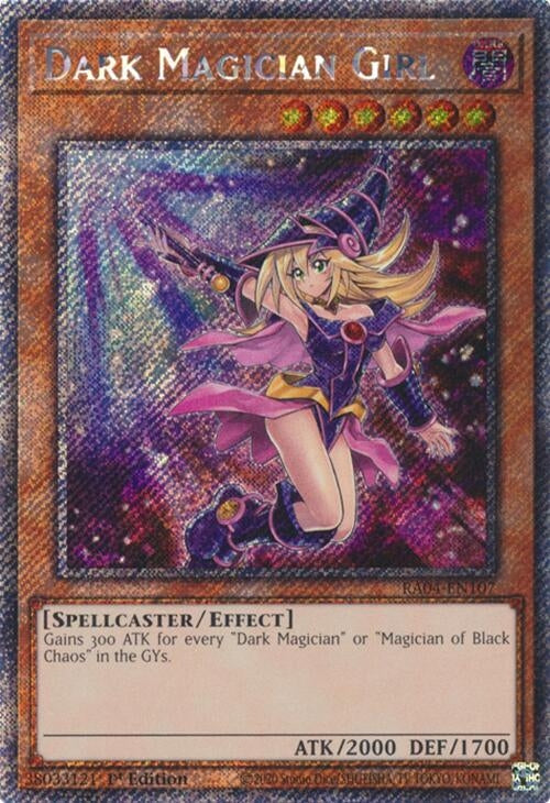 Dark Magician Girl (7th Art) (Platinum Secret Rare) (RA04-EN107)