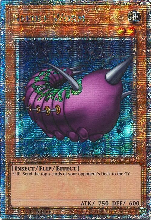 Image for Needle Worm (Quarter Century Secret Rare) (RA04-EN112) - YuGiOh
