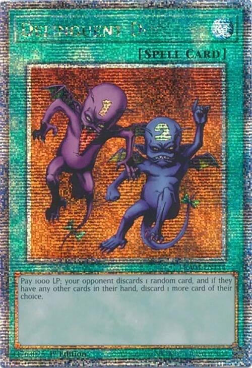 Image for Delinquent Duo (Quarter Century Secret Rare) (RA04-EN114) - YuGiOh