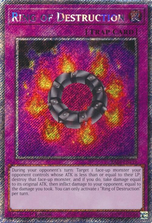 Ring of Destruction (Platinum Secret Rare) (RA04-EN119)