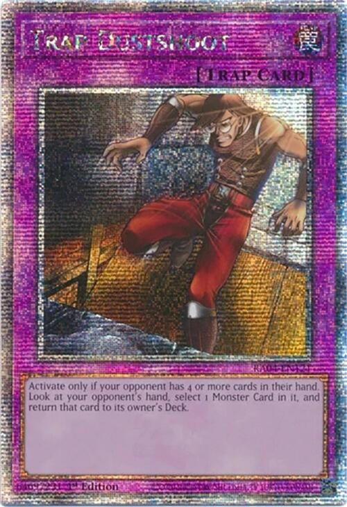 Image for Trap Dustshoot (Quarter Century Secret Rare) (RA04-EN121) - YuGiOh