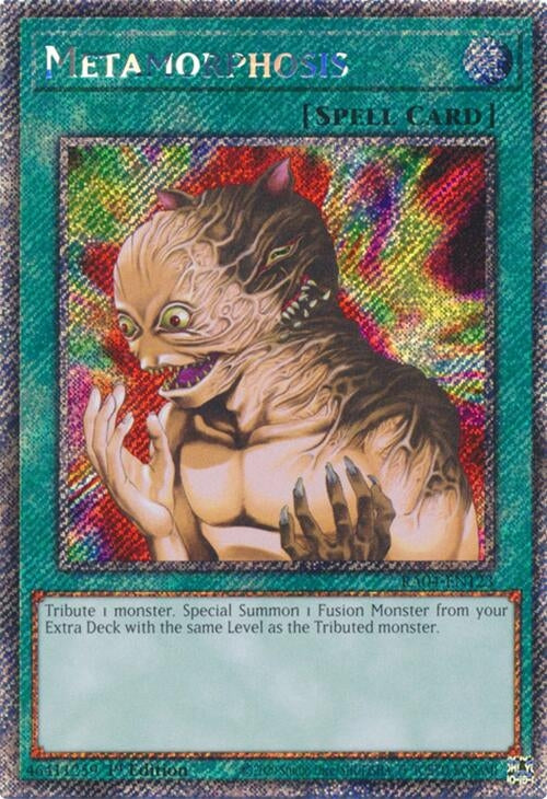 Metamorphosis (Platinum Secret Rare) (RA04-EN123)