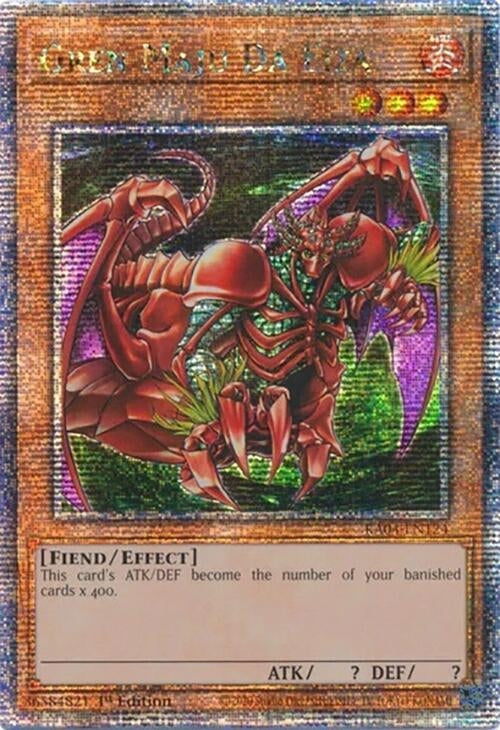 Image for Gren Maju Da Eiza (Quarter Century Secret Rare) (RA04-EN124) - YuGiOh