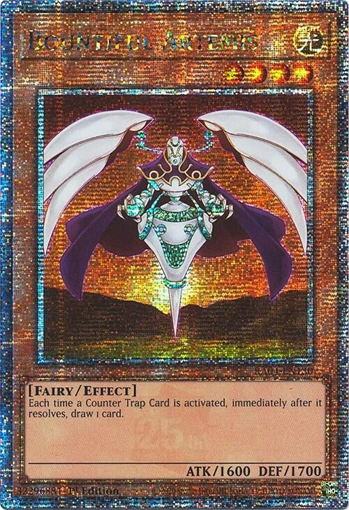 Image for Bountiful Artemis (Quarter Century Secret Rare) (RA04-EN130) - YuGiOh