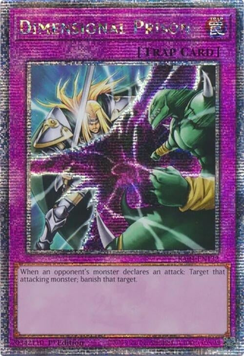 Image for Dimensional Prison (Quarter Century Secret Rare) (RA04-EN132) - YuGiOh