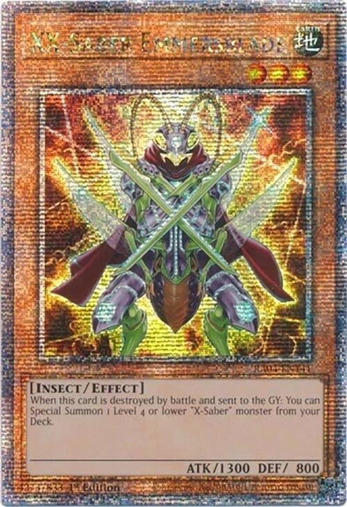 Image for XX-Saber Emmersblade (Quarter Century Secret Rare) (RA04-EN141) - YuGiOh