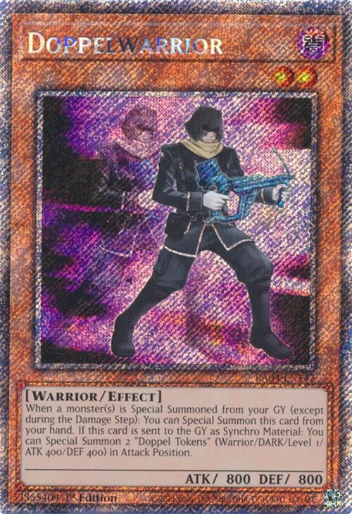 Doppelwarrior (Platinum Secret Rare) (RA04-EN147)