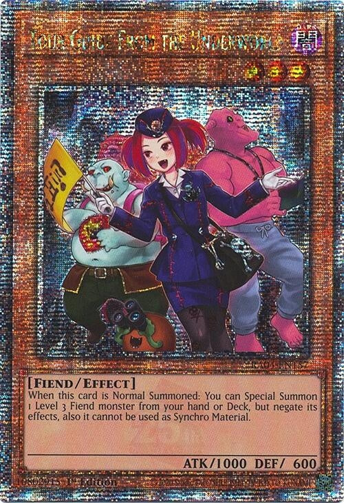Image for Tour Guide from the Underworld (Alternate Art) (Quarter Century Secret Rare) (RA04-EN157) - YuGiOh
