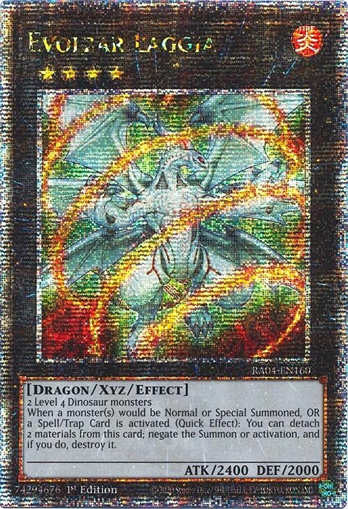 Image for Evolzar Laggia (Quarter Century Secret Rare) (RA04-EN160) - YuGiOh