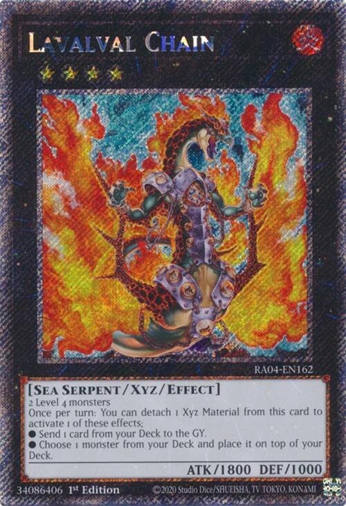 Lavalval Chain (Platinum Secret Rare) (RA04-EN162)