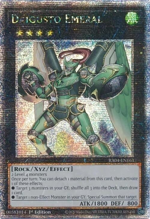 Image for Daigusto Emeral (Quarter Century Secret Rare) (RA04-EN163) - YuGiOh
