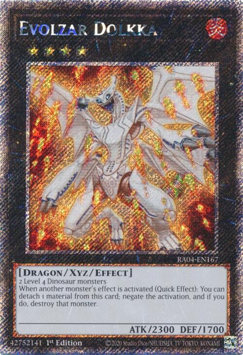 Evolzar Dolkka (Platinum Secret Rare) (RA04-EN167)