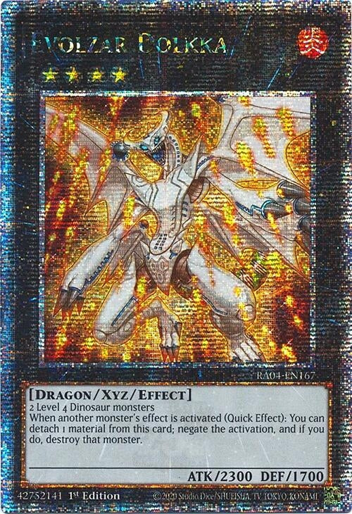 Image for Evolzar Dolkka (Quarter Century Secret Rare) (RA04-EN167) - YuGiOh