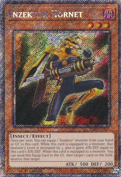 Inzektor Hornet (Platinum Secret Rare) (RA04-EN171)