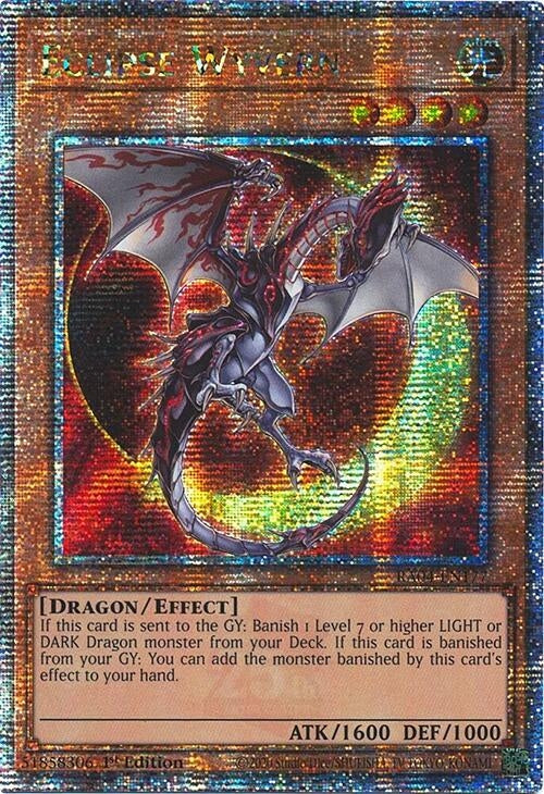 Image for Eclipse Wyvern (Quarter Century Secret Rare) (RA04-EN177) - YuGiOh