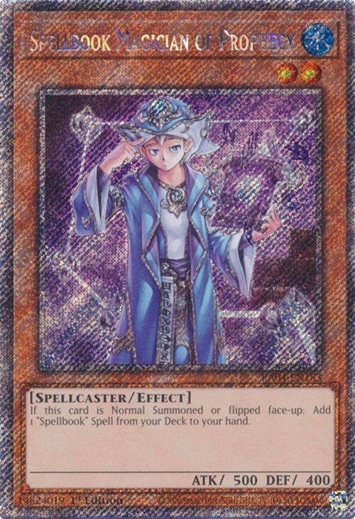 Spellbook Magician of Prophecy (Platinum Secret Rare) (RA04-EN183)