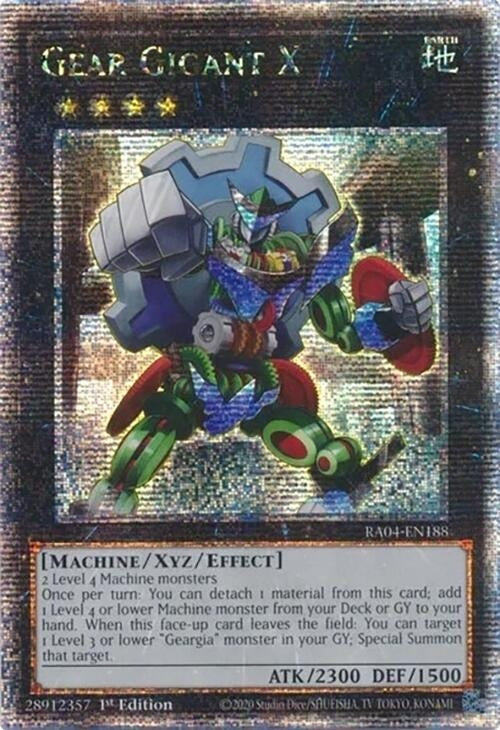 Image for Gear Gigant X (Quarter Century Secret Rare) (RA04-EN188) - YuGiOh