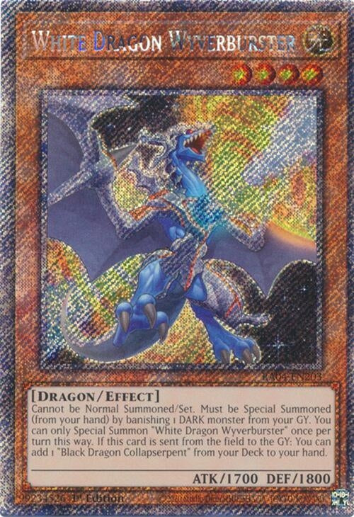 White Dragon Wyverburster (Platinum Secret Rare) (RA04-EN203)