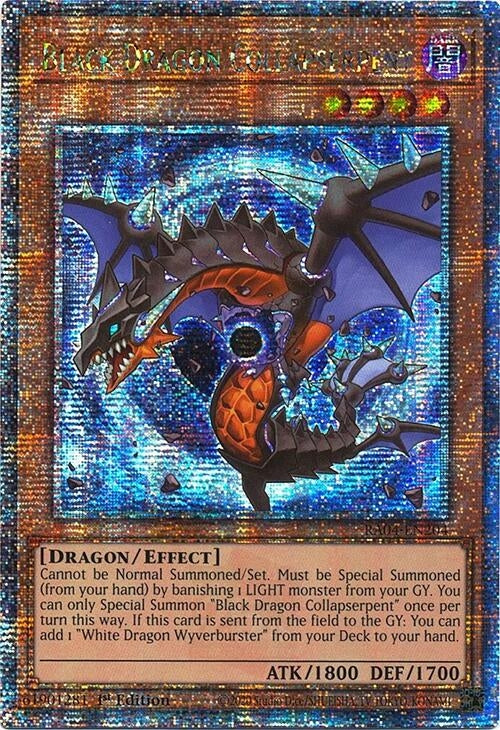 Image for Black Dragon Collapserpent (Quarter Century Secret Rare) (RA04-EN204) - YuGiOh