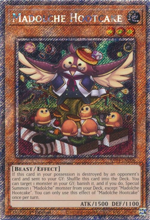 Madolche Hootcake (Platinum Secret Rare) (RA04-EN206)