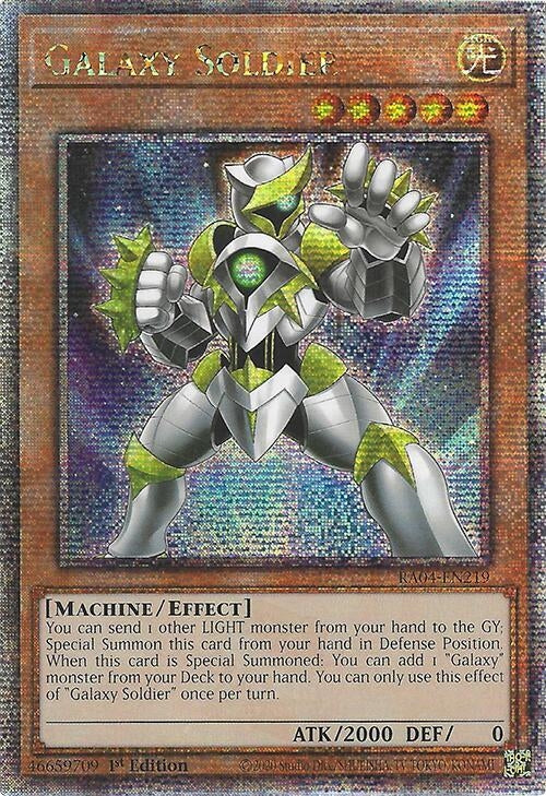 Image for Galaxy Soldier (Quarter Century Secret Rare) (RA04-EN219) - YuGiOh